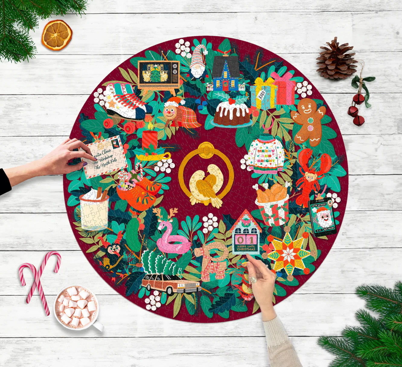 RIDLEYS - CHRISTMAS COUNTDOWN JIGSAW PUZZLE 1000PC - Image 4