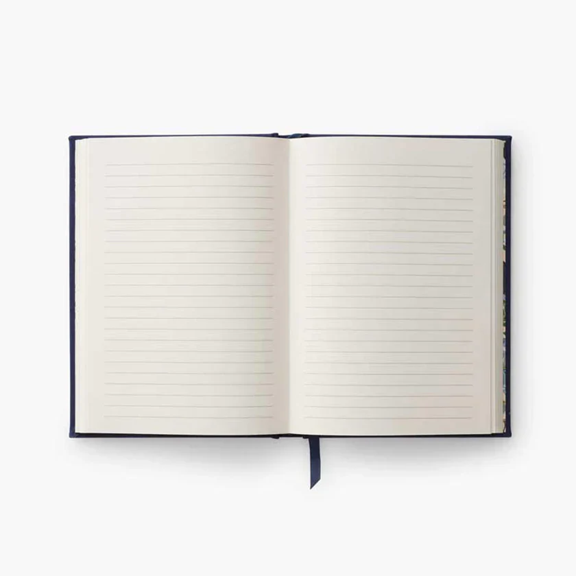 RIFLE PAPER CO - EMBROIDERED FABRIC JOURNAL | PEACOCK - Image 3