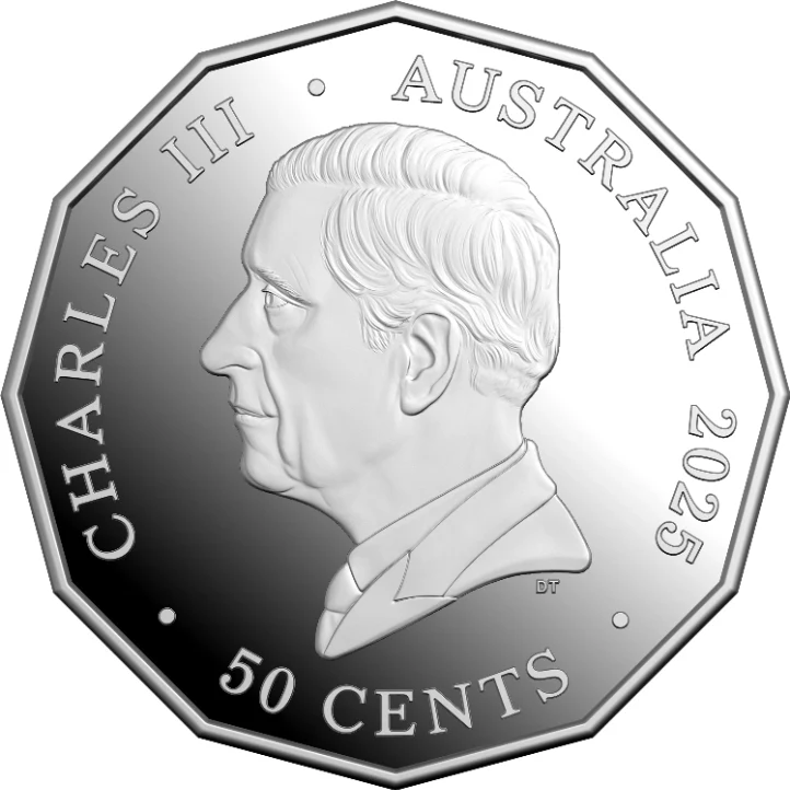 ROYAL AUSTRALIAN MINT - 2025 50C COLOURED FINE SILVER PROOF COIN | CHRISTMAS FESTIVE FLORALS - Image 5