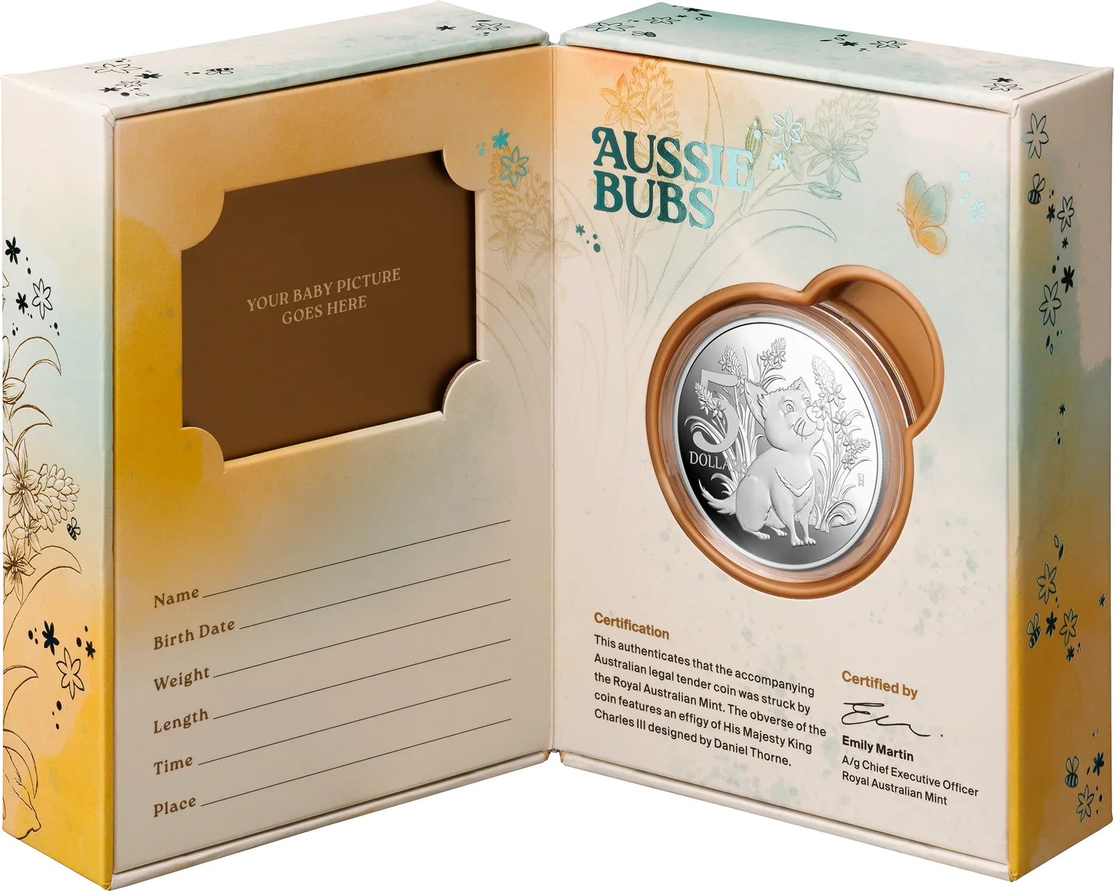 ROYAL AUSTRALIAN MINT - 2026 $5 1OZ FINE SILVER PROOF COIN | AUSSIE BABY COIN - Image 2