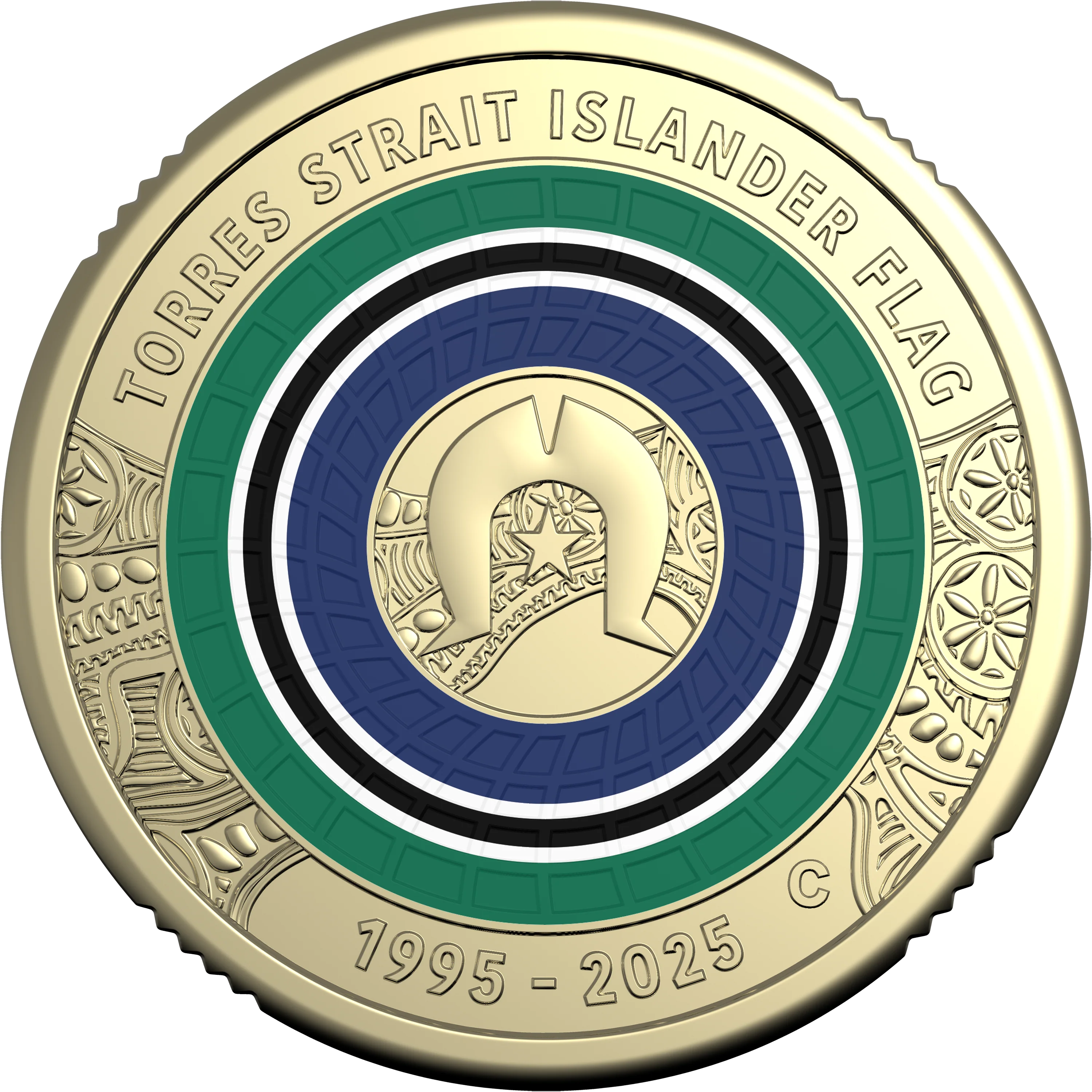 ROYAL AUSTRALIAN MINT - 30TH ANNIVERSARY OF THE TORRES STRAIGHT ISLANDER FLAG | 2025 $2 C MINTMARK UNCIRC COIN - Image 4