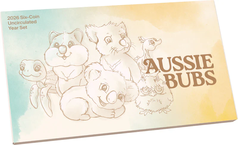 ROYAL AUSTRALIAN MINT - AUSSIE BUBS 2026 SIX COIN UNCIRCULATED BABY YEAR SET - Image 3
