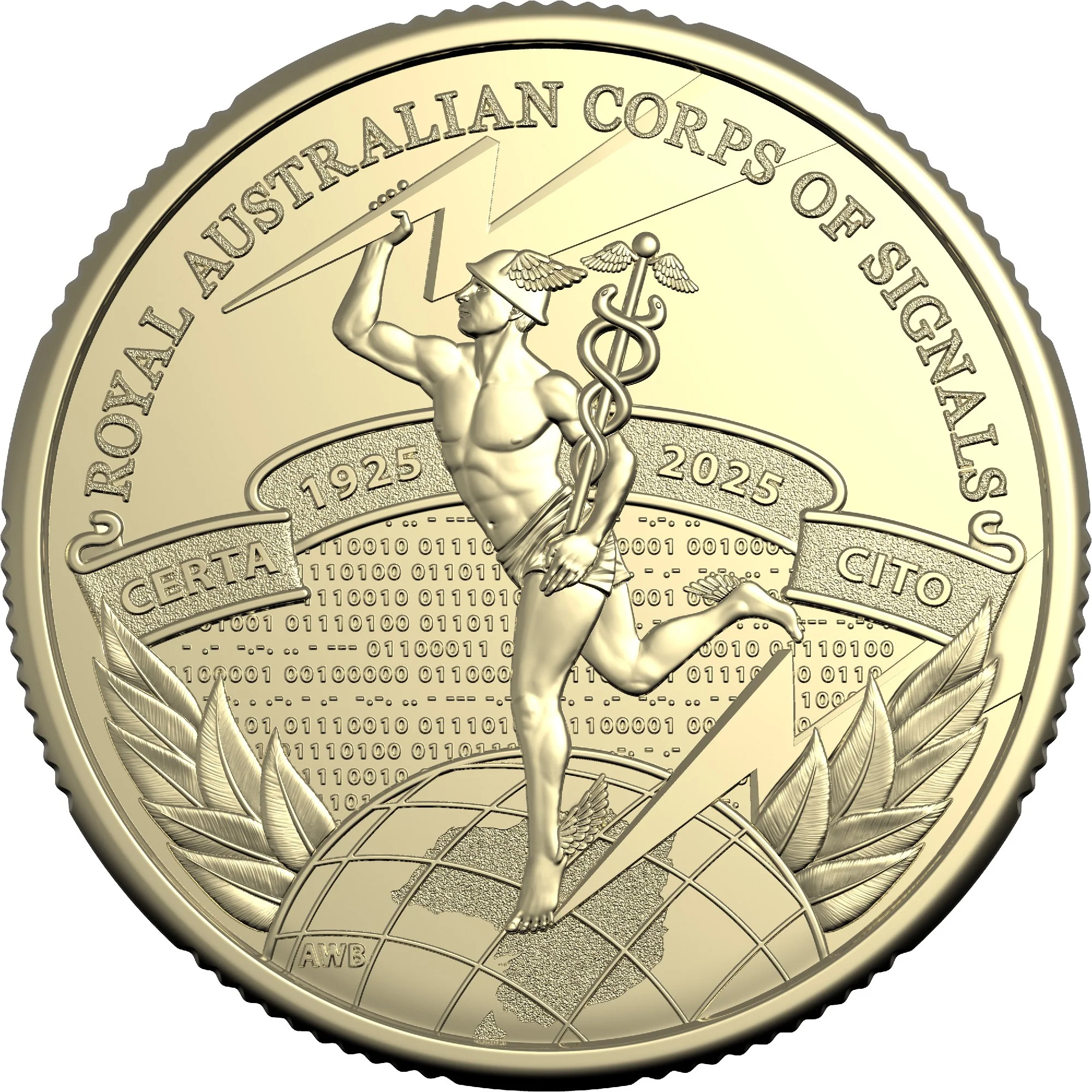 ROYAL AUSTRALIAN MINT - CENTENARY OF ROYAL AUSTRALIAN CORPS OF SIGNALS | 2025 $1 UNCIRCULATED COIN - Image 2