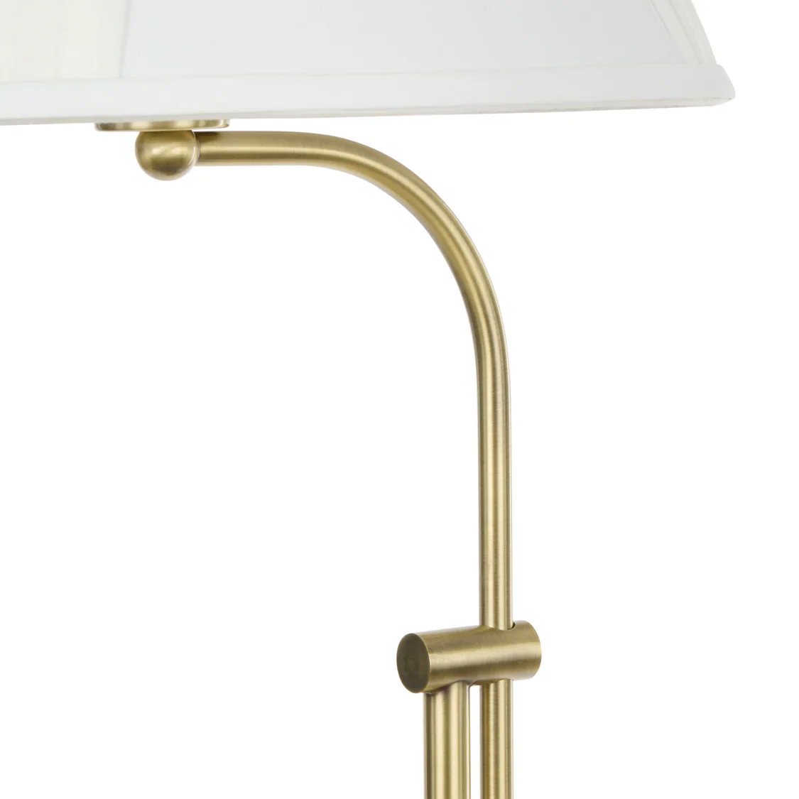 SOCIETY HOME - REISS TABLE LAMP | ANTIQUE BRASS & WHITE - Image 3