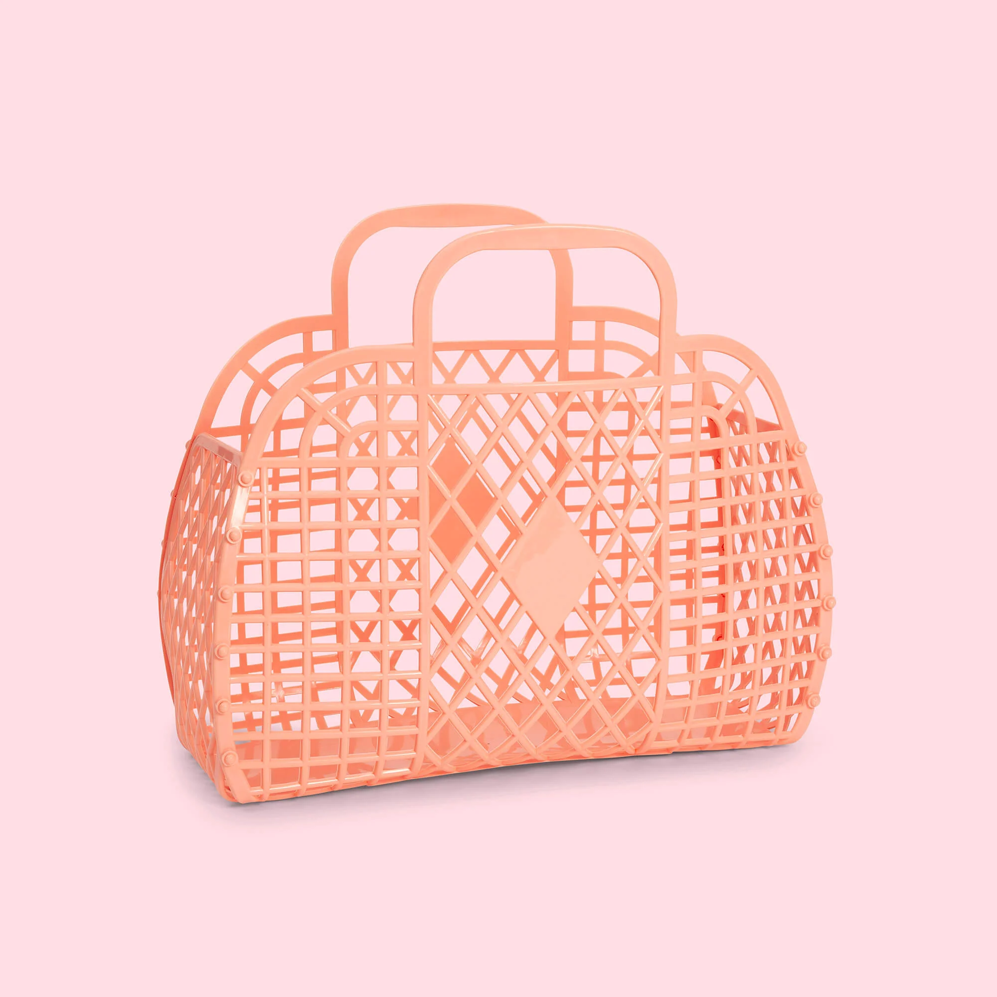 SUNJELLIES - RETRO BASKET | PEACH | SMALL - Image 3