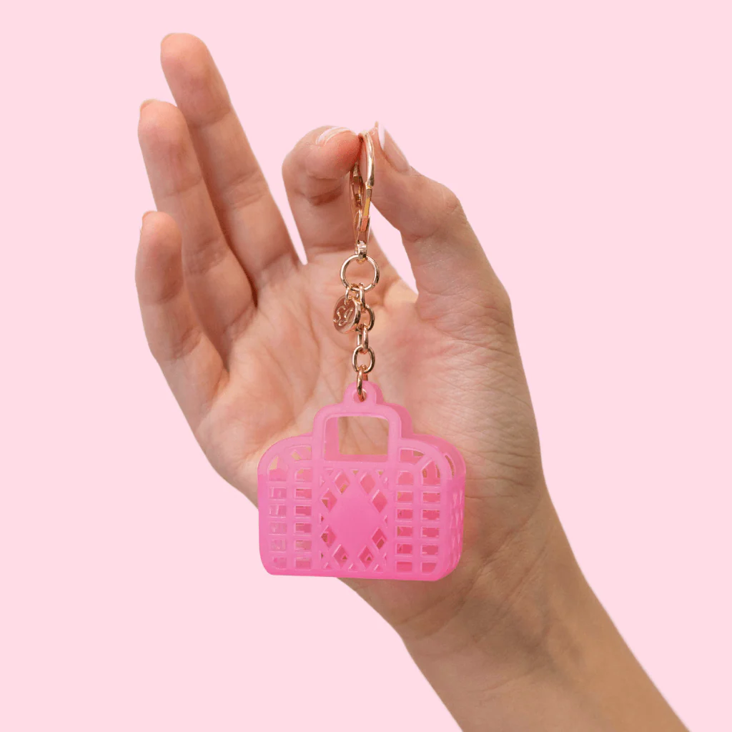 SUNJELLIES - RETRO | ITTY BITTY BAG CHARM | NEON PINK - Image 2