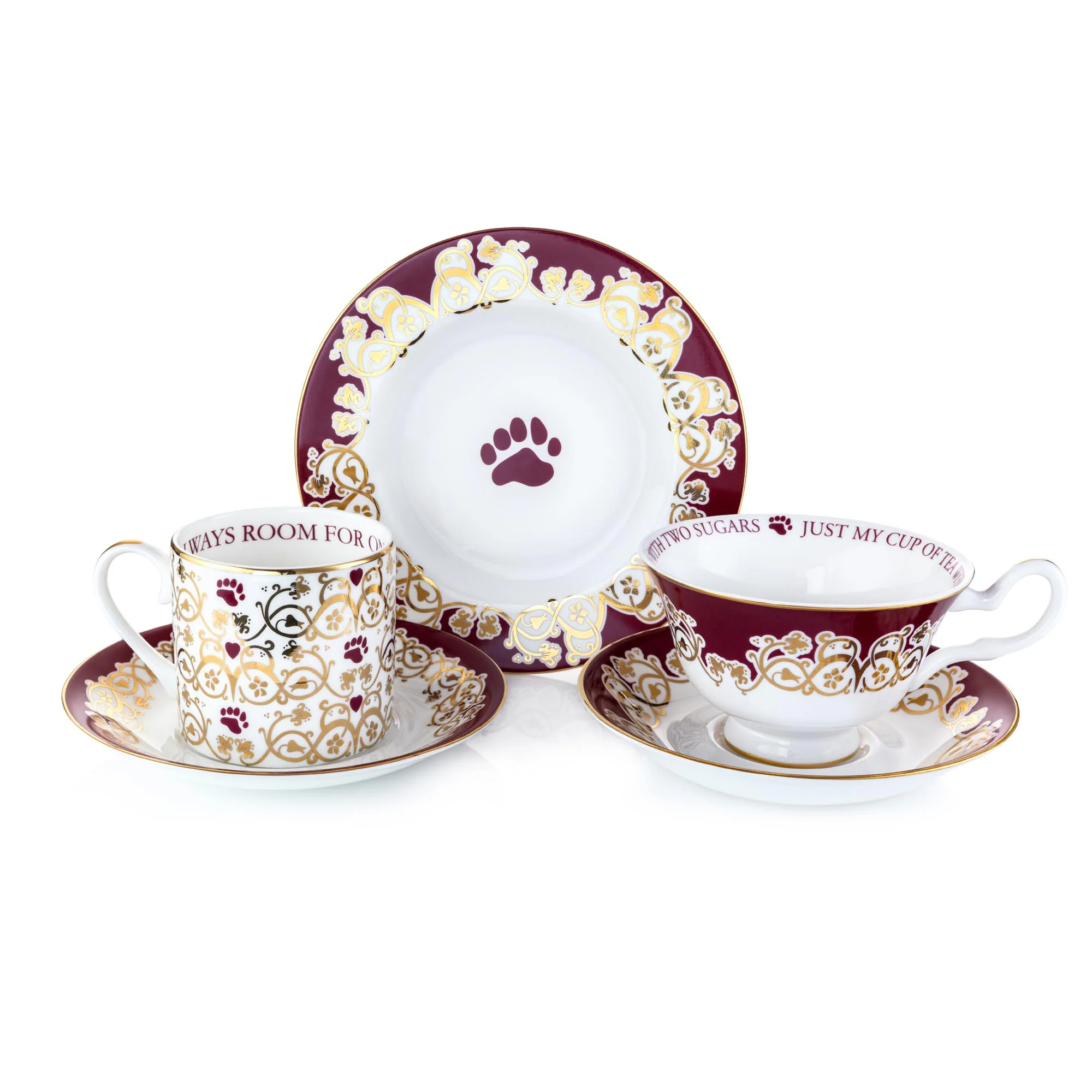 THE ENGLISH LADIES CO - CHARLIE BEARS | CUP & SAUCER | ALWAYS ROOM FOR FOR ONE MORE - Image 3