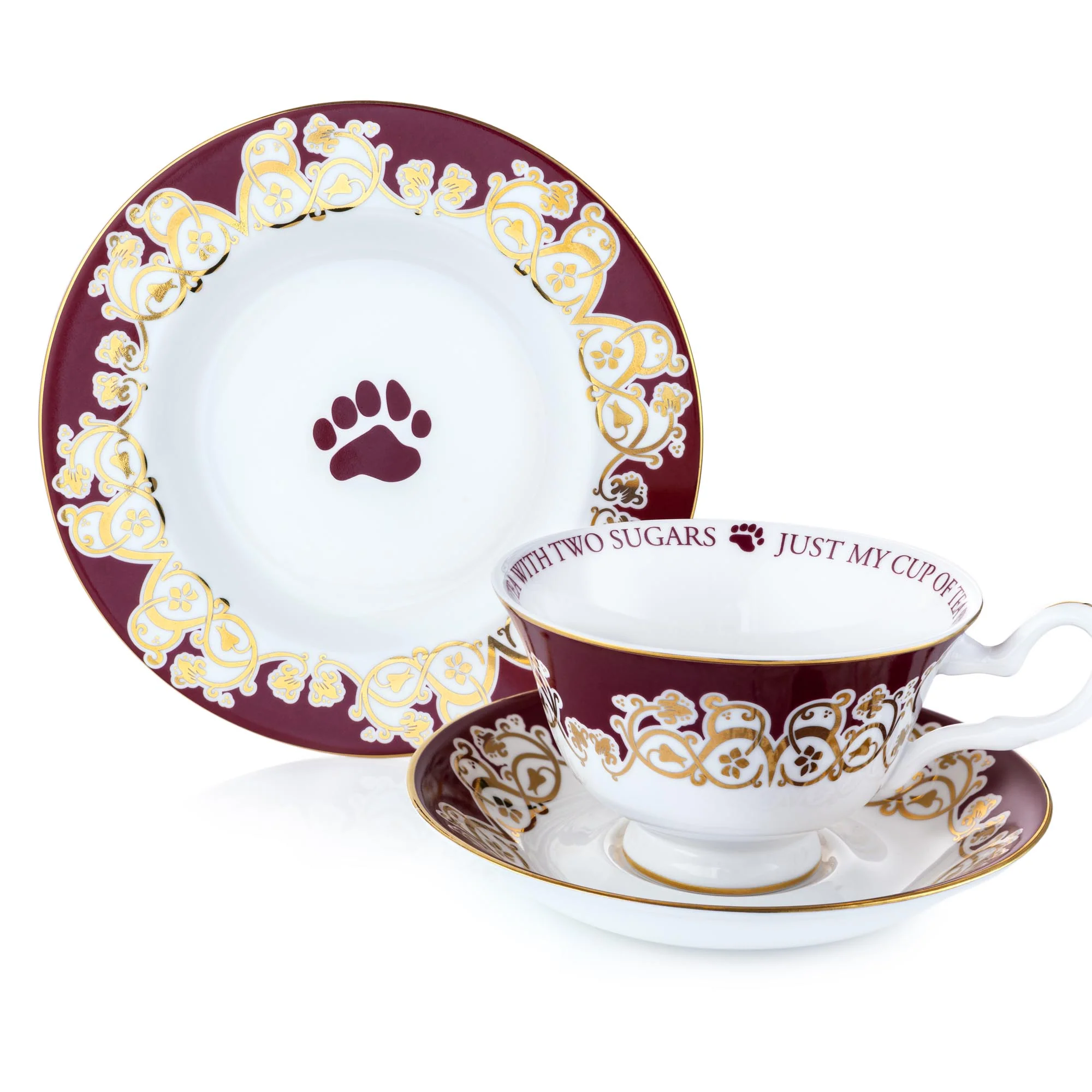 THE ENGLISH LADIES CO - CHARLIE BEARS | CUP & SAUCER | JUST MY CUP OF TEA - Image 4