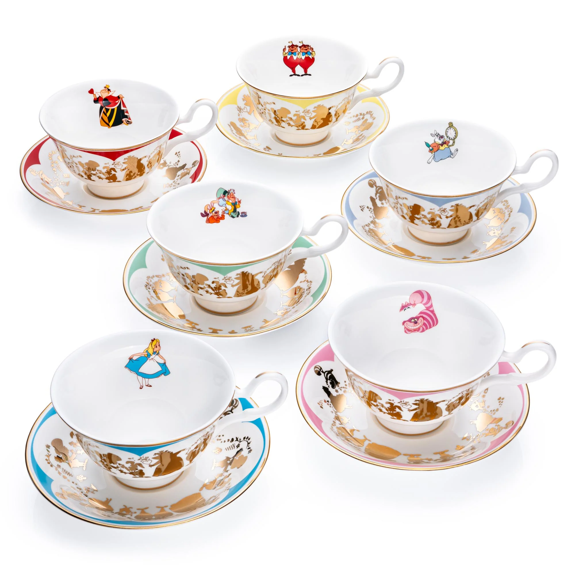 THE ENGLISH LADIES CO - DISNEY PRINCESS | ALICE IN WONDERLAND | ALICE | CUP & SAUCER - Image 2