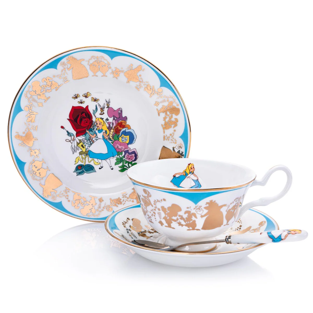 THE ENGLISH LADIES CO - DISNEY PRINCESS | ALICE IN WONDERLAND | ALICE | CUP & SAUCER - Image 5