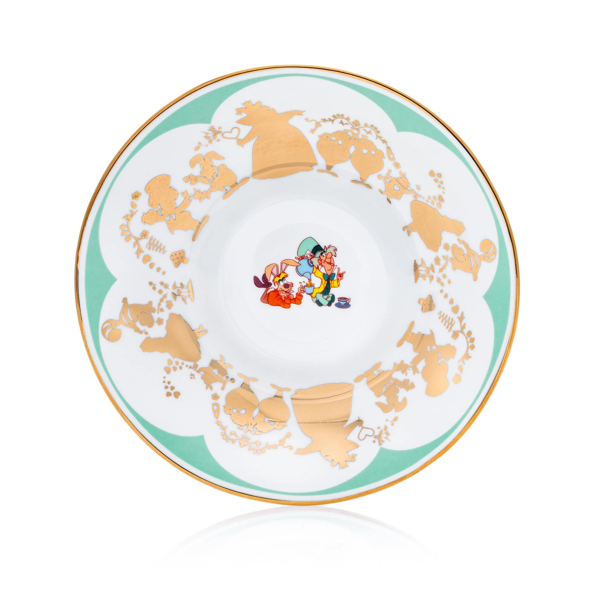 THE ENGLISH LADIES CO - DISNEY PRINCESS | ALICE IN WONDERLAND | MAD HATTER | CUP & SAUCER - Image 2