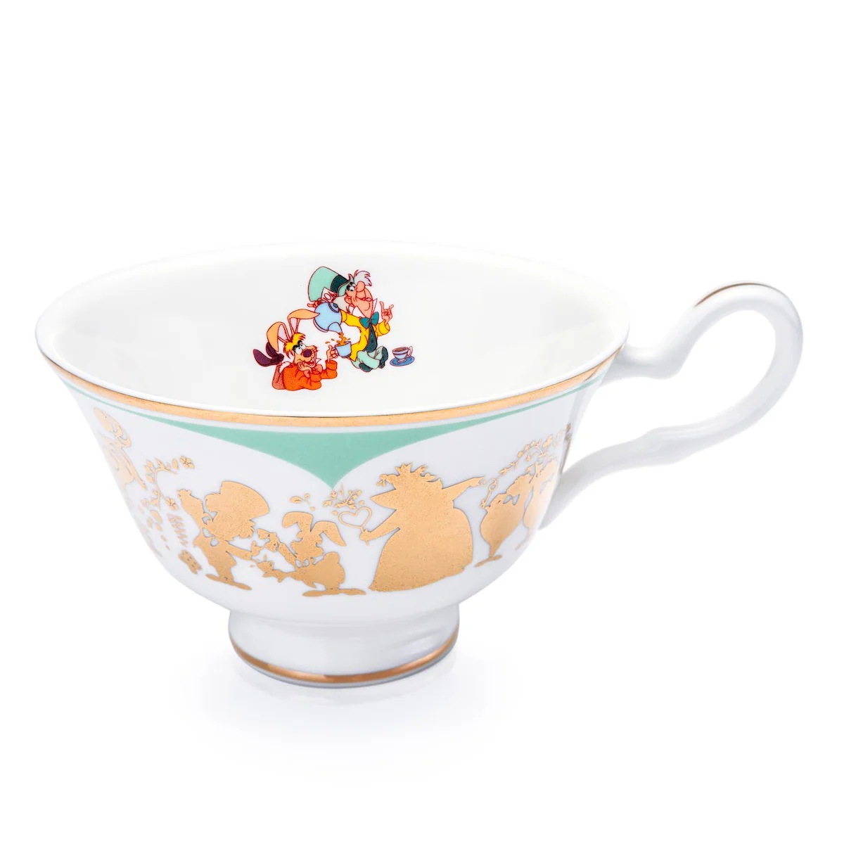 THE ENGLISH LADIES CO - DISNEY PRINCESS | ALICE IN WONDERLAND | MAD HATTER | CUP & SAUCER - Image 3