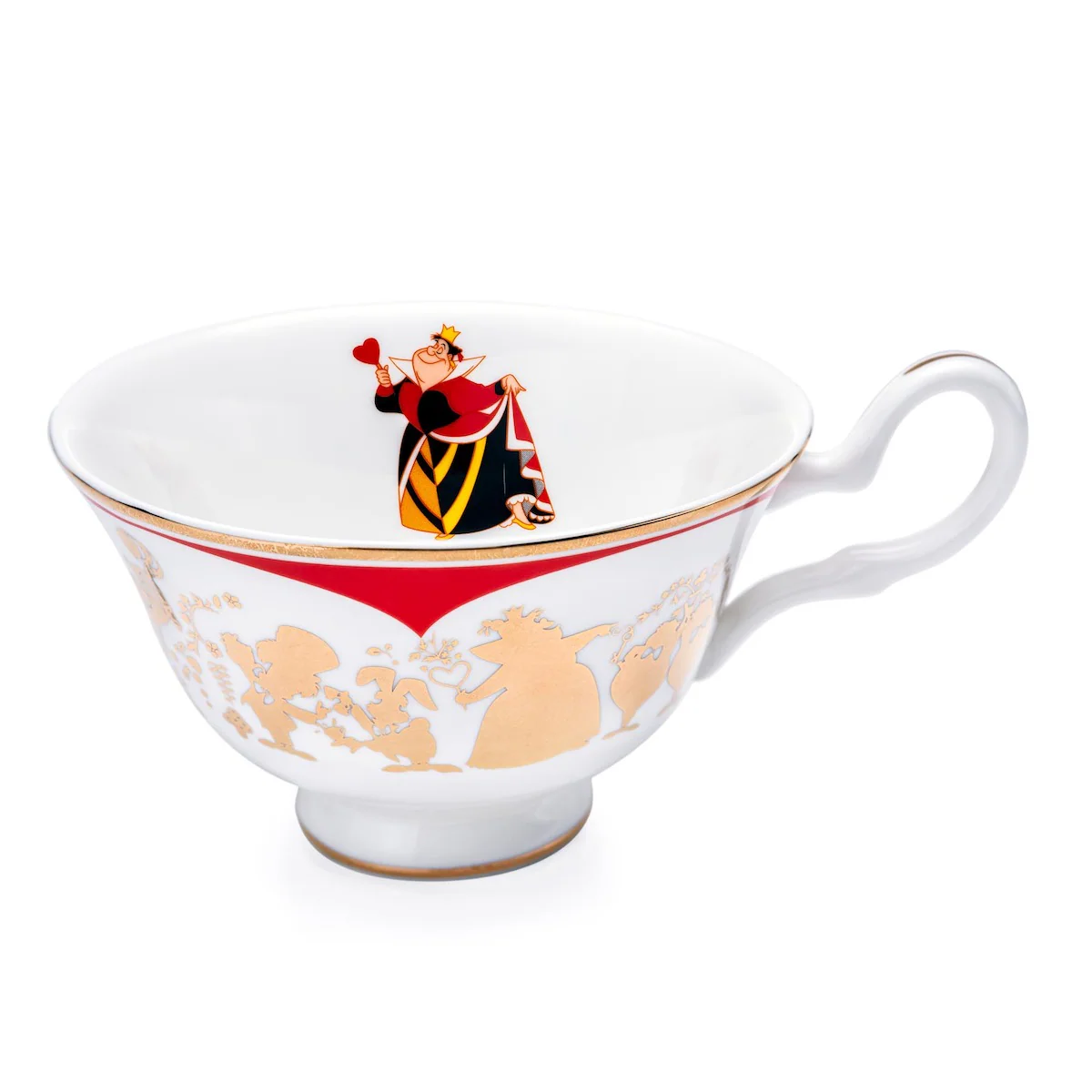 THE ENGLISH LADIES CO - DISNEY PRINCESS | ALICE IN WONDERLAND | QUEEN OF HEARTS | CUP & SAUCER - Image 4