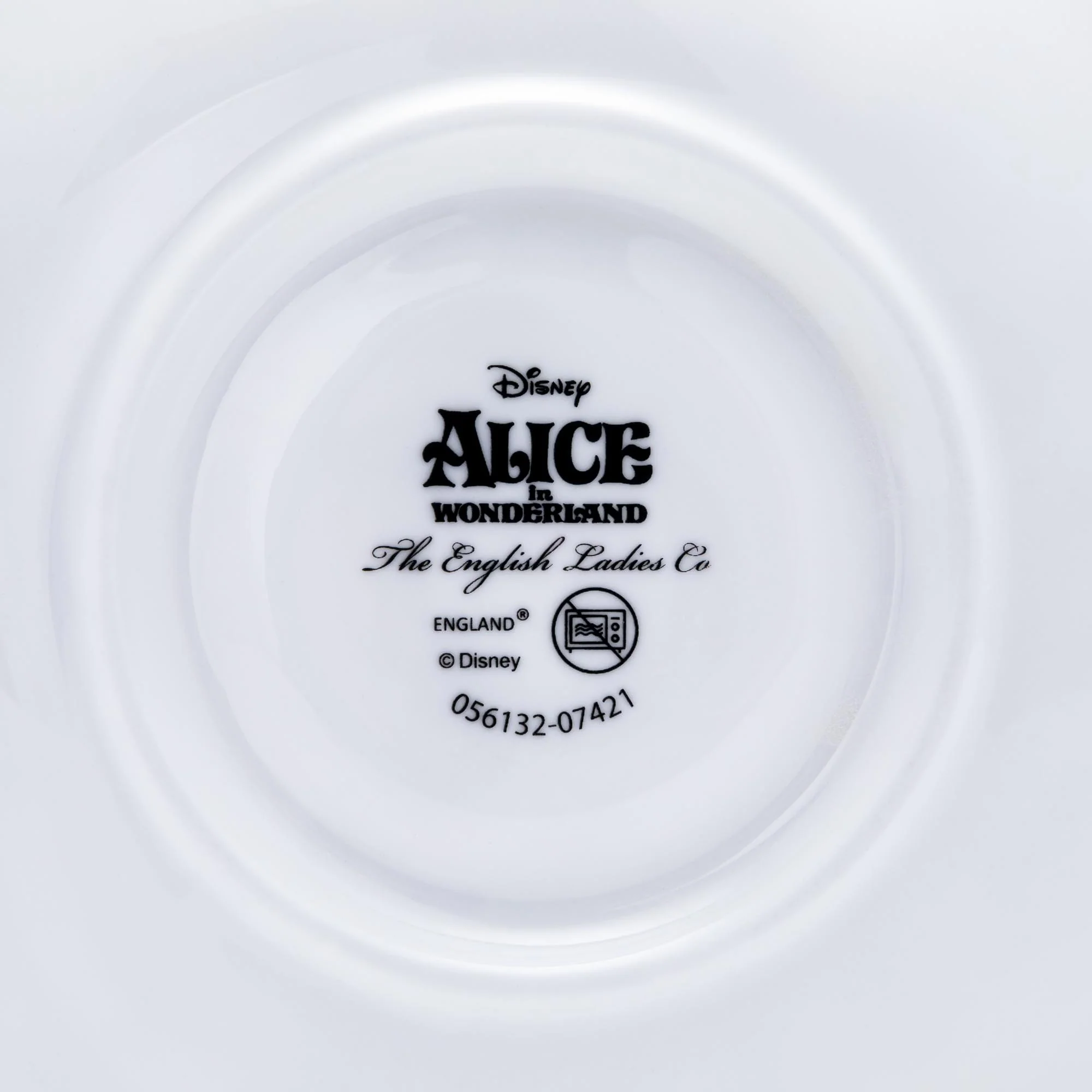 THE ENGLISH LADIES CO - DISNEY PRINCESS | ALICE IN WONDERLAND | WHITE RABBIT | PLATE - Image 3