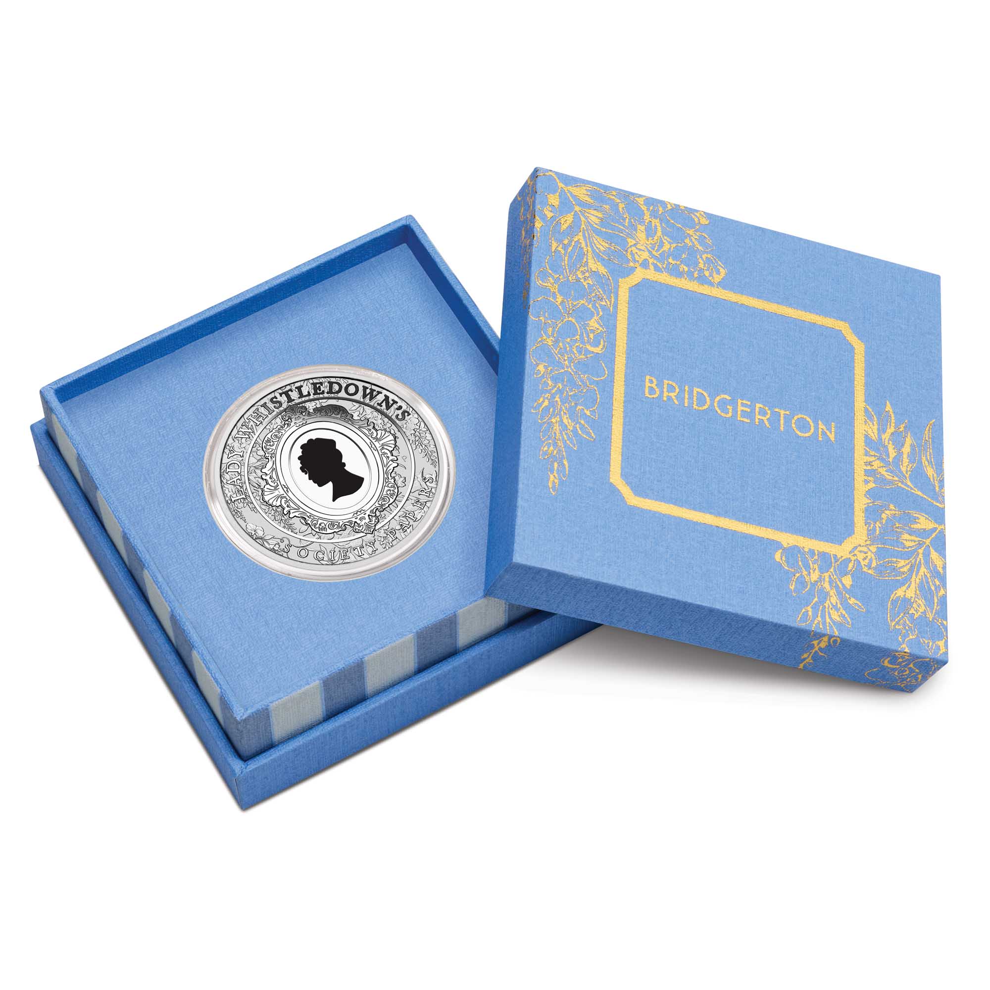 THE PERTH MINT -BRIDGERTON | LADY WHISTLEDOWN 2026 1OZ SILVER COLOURED COIN - Image 3