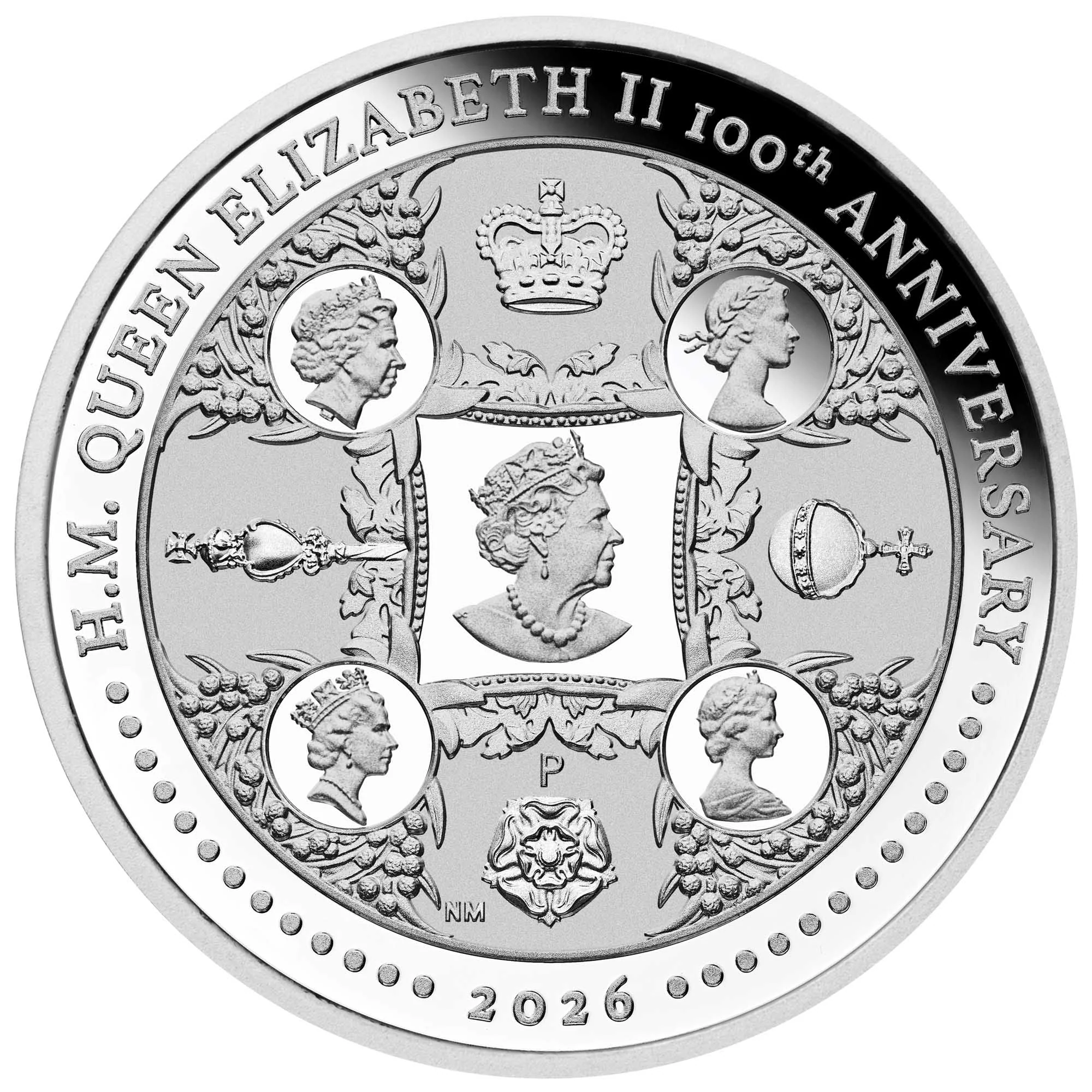 THE PERTH MINT - H.M. QUEEN ELIZABETH II 100TH ANNIVERSARY 2026 1OZ SILVER PROOF COIN - Image 2