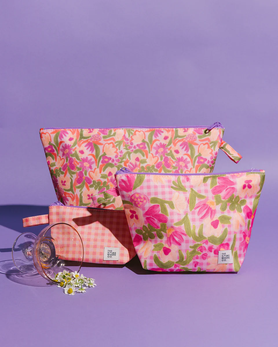 THE SOMEWHERE CO - HANDY POUCH TRIO | PETAL PARTY - Image 4