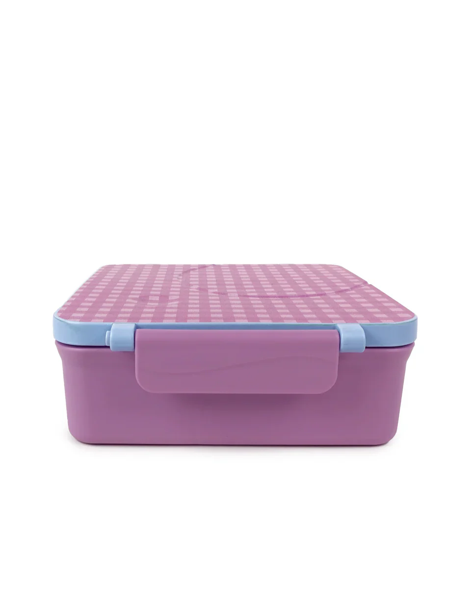 THE SOMEWHERE CO - MINI BENTO LUNCH | LILAC GINGHAM - Image 3