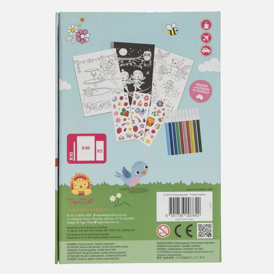 TIGER TRIBE - COLOURING SET | FOREST FAIRIES - Image 3