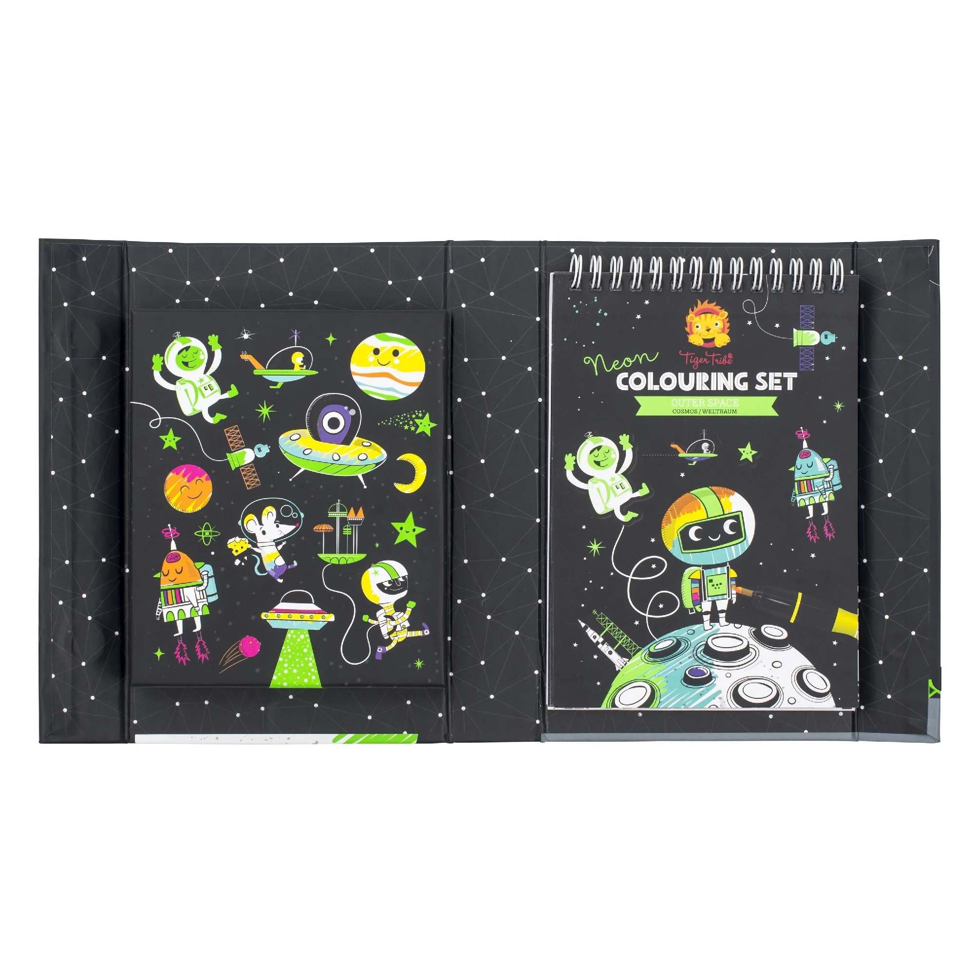 TIGER TRIBE - NEON COLOURING SET | OUTER SPACE - Image 2