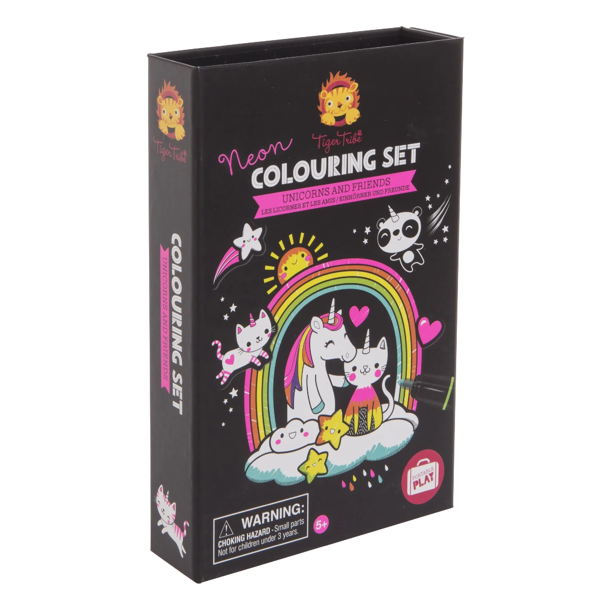 TIGER TRIBE - NEON COLOURING SET | UNICORNS AND FRIENDS - Image 4