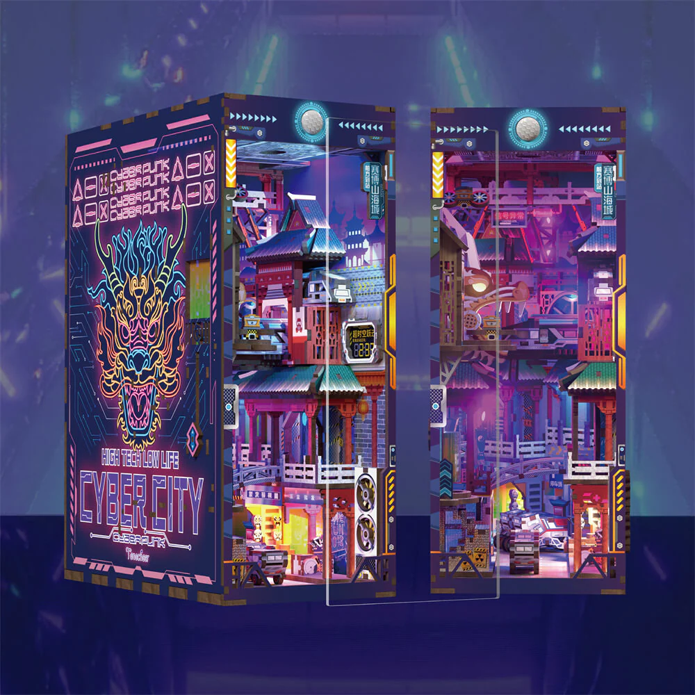 TONECHEER - BOOK NOOK 3D PUZZLE | CYBER CITY - Image 3