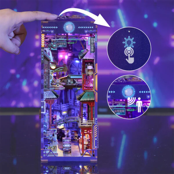 TONECHEER - BOOK NOOK 3D PUZZLE | CYBER CITY - Image 4