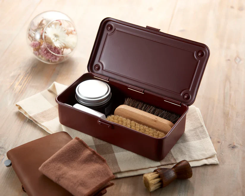 TOYO STEEL - TRUNK SHAPE TOOLBOX | T-190 | ANTIQUE BROWN - Image 2