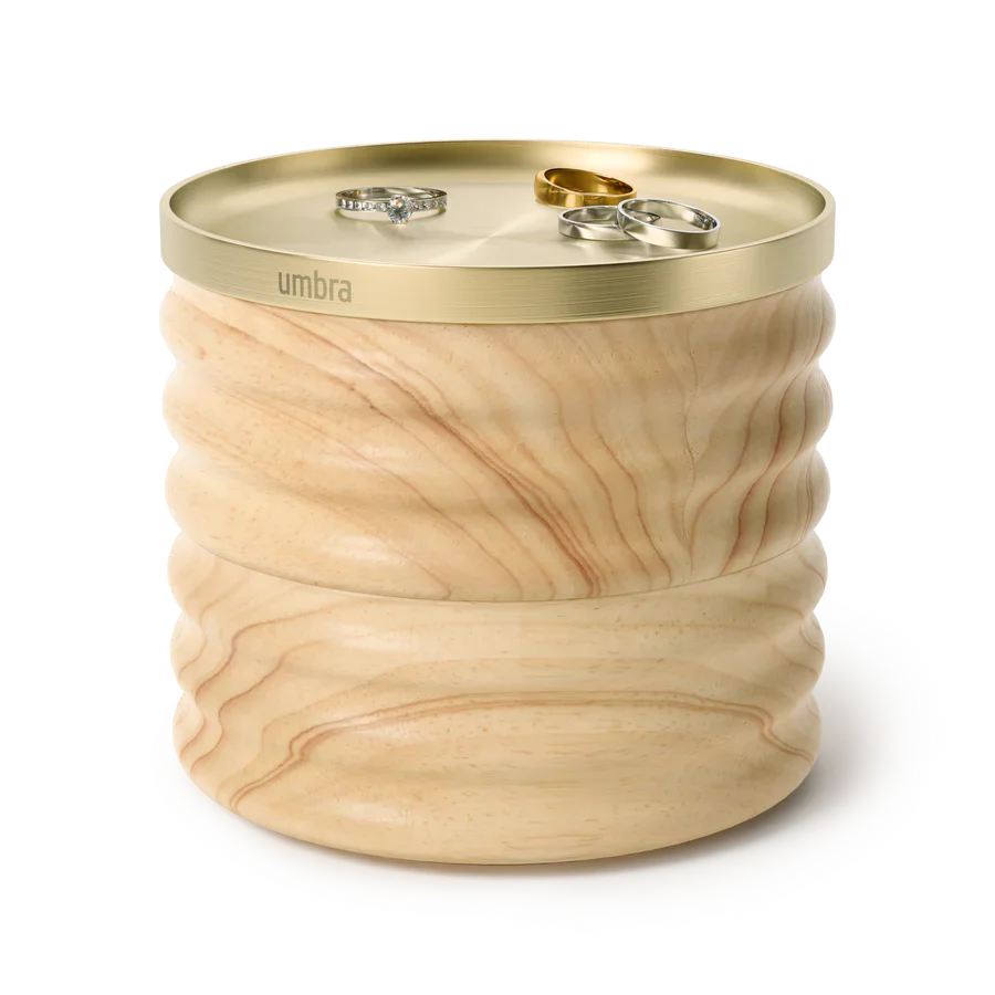 UMBRA - TESORA WOOD JEWELRY BOX | NATURAL - Image 2