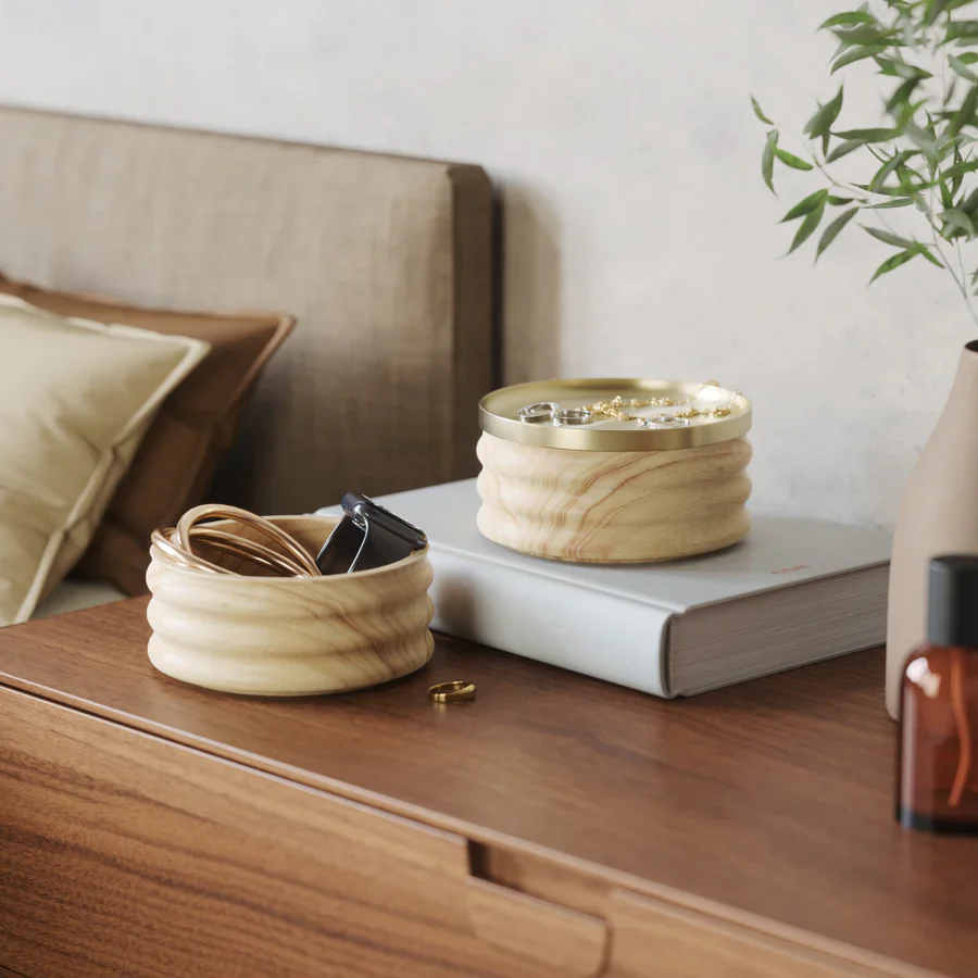 UMBRA - TESORA WOOD JEWELRY BOX | NATURAL - Image 5