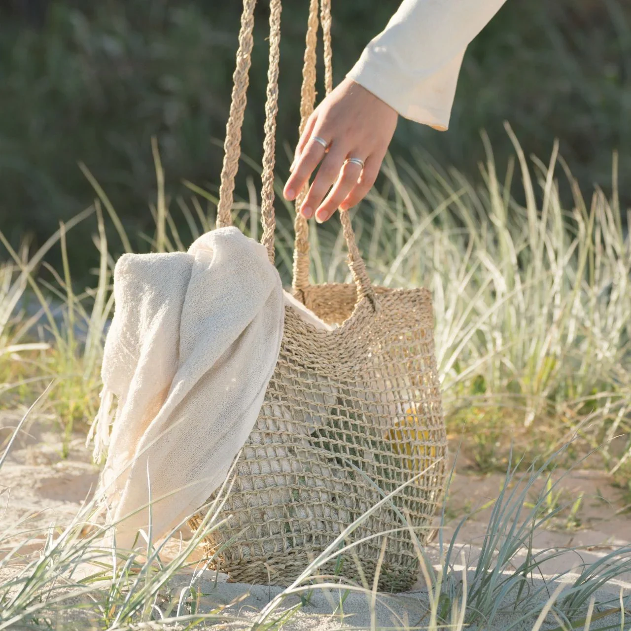WILL + BEAR - OTIS STRAW | BEACH TOTE BAG - Image 7